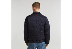 G-STAR Steppjacke Padded Quilted mit Stehkragen Dunkelblau/Hellblau/Schwarz/Blau