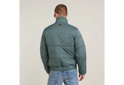 G-STAR Steppjacke Padded Quilted mit Stehkragen Grün/Dunkelgrün