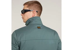 G-STAR Steppjacke Padded Quilted mit Stehkragen Grün/Dunkelgrün