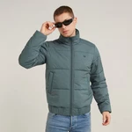 G-STAR Steppjacke Padded Quilted mit Stehkragen Grün/Dunkelgrün