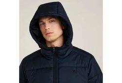 G-STAR Steppjacke Padded Hooded Puffer Dunkelblau/Blau/Hellblau/Rot