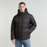 G-STAR Steppjacke Padded Hooded Puffer Schwarz/Dunkelgrau/Grau