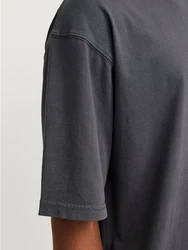 Jack & Jones Rundhalsshirt JJECHARGE FADED TEE O-NECK NOOS Dunkelgrau/Grau/Hellgrau