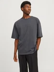 Jack & Jones Rundhalsshirt JJECHARGE FADED TEE O-NECK NOOS Dunkelgrau/Grau/Hellgrau