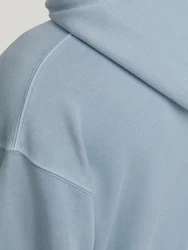 Jack & Jones Kapuzensweatshirt JJECHARGE FADED SWEAT HOOD hellblau