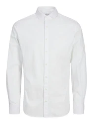 JACK & JONES Hemd 'JPRBLAJaxon' Weiß/Creme/Grau
