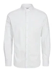 JACK & JONES Hemd 'JPRBLAJaxon' Weiß/Creme/Grau
