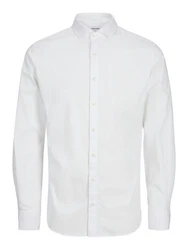 JACK & JONES Hemd 'JPRBLAJaxon' Weiß/Creme/Grau