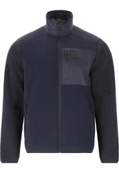 WHISTLER Strickpullover Makaley Dunkelblau/Grau/Hellblau