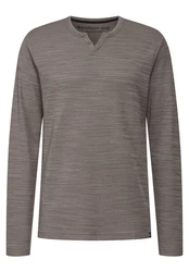 STREET ONE MEN Langarmshirt Grau/Braun/Beige/Hellgrau/Dunkelgrau/Khaki