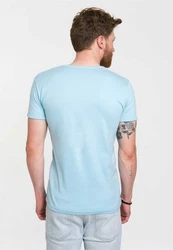 LOGOSHIRT T-Shirt Ernie und Bert Hellblau/Grün