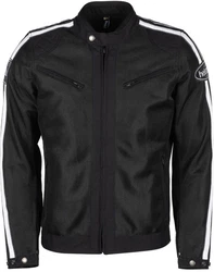 Helstons Motorradjacke Pace Air Schwarz/Weiß