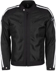 Helstons Motorradjacke Pace Air Schwarz/Weiß