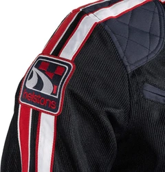Helstons Motorradjacke Pace Air Schwarz/Grau/Blau/Dunkelblau/Hellblau
