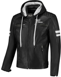 Motorradjacke Jari Hooded V2 Motorrad Lederjacke