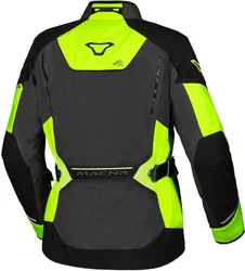 Macna Motorradjacke Mundial Gelb/Grün/Neonfarben