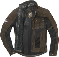 Merlin Motorradjacke Shenstone Khaki/Dunkelgrün/Braun/Grau/Dunkelbraun