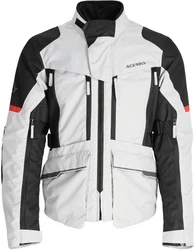Acerbis Motorradjacke X-Rover Weiß/Grau/Beige/Schwarz