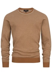 Indicode Strickpullover INPallboy Braun/Khaki/Beige