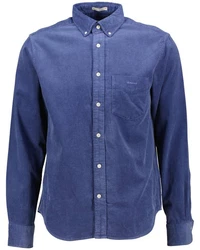 Gant Langarmhemd Herren Hemd Dunkelblau/Blau/Hellblau