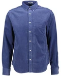 Gant Langarmhemd Herren Hemd Dunkelblau/Blau/Hellblau