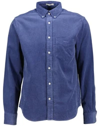 Gant Langarmhemd Herren Hemd Dunkelblau/Blau/Hellblau