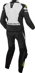 Macna Motorradkombi Tracktix 2-Teiler Grün/Schwarz/Gelb/Neonfarben