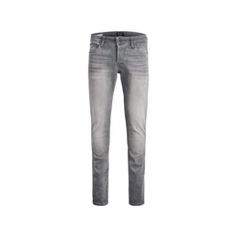 Stoffhose grau regular (1-tlg)