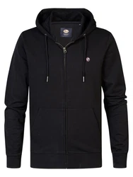 Petrol Industries Sweatshirt Cardigan Togiak Schwarz/Grau