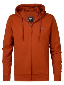 Petrol Industries Sweatshirt Cardigan Togiak Orange