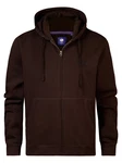 Petrol Industries Sweatshirt Lässiger Cardigan Nome-Teller marine/dunkelbraun