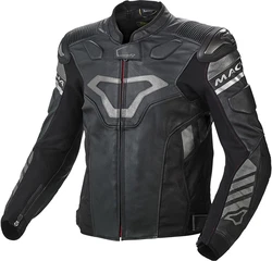 Macna Motorradjacke Tracktix Grau/Rot/Schwarz/Grün/Dunkelgrau/Hellblau