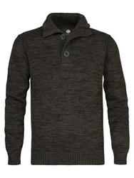 Petrol Industries Strickpullover Edwardsville Dunkelgrau/Braun/Grau/Hellblau/Hellgrau/Dunkelrot/Schwarz