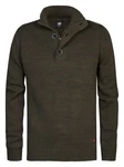 Petrol Industries Pullover 'Brevig' Dunkelgrün/Khaki