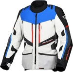 Macna Motorradjacke Domane Hellblau/Grau/Weiß/Blau