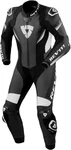Revit Motorradkombi Control 1-Teiler Grün/Schwarz/Dunkelblau/Rot/Grau