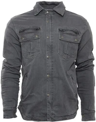 Bores Motorradjacke Driver Hemd Dunkelgrau/Hellgrau/Dunkelblau/Grau