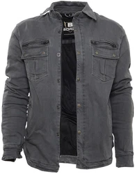 Bores Motorradjacke Driver Hemd Dunkelgrau/Hellgrau/Dunkelblau/Grau