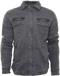 Bores Motorradjacke Driver Hemd Dunkelgrau/Hellgrau/Dunkelblau/Grau
