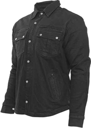 Bores Motorradjacke Driver Hemd Schwarz/Dunkelgrau