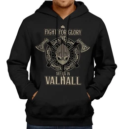 Kapuzensweatshirt Hoodie fr den Wikinger Nordmann Fan: Fight for Glory