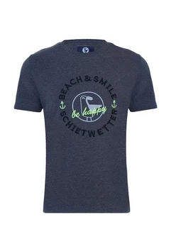 Strandwetter T-Shirt Herren Baris Dunkelblau/Grün/Blau Strandwetter T-Shirt Herren Baris Dunkelblau/Grün/Blau