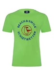 Strandwetter T-Shirt Herren Baris Grün/Neonfarben
