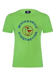 Strandwetter T-Shirt Herren Baris Grün/Neonfarben
