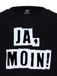 Schietwetter T-Shirt Herren Ja Moin Schwarz/Grün/Bordeaux