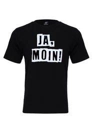 Schietwetter T-Shirt Herren Ja Moin Schwarz/Grün/Bordeaux