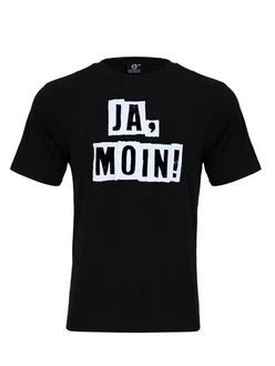 Schietwetter T-Shirt Herren Ja Moin Schwarz/Grün/Bordeaux