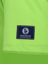 Schietwetter T-Shirt Herren Ja Moin Grün/Neonfarben