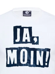 Schietwetter T-Shirt Herren Ja Moin Grün/Weiß/Hellblau/Schwarz