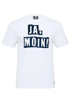Schietwetter T-Shirt Herren Ja Moin Grün/Weiß/Hellblau/Schwarz